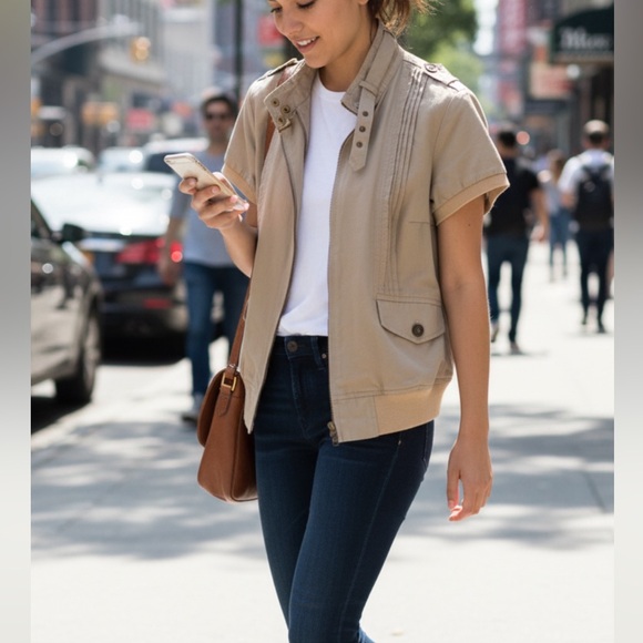 Short Sleeve Jacket. - Picture 4 of 15